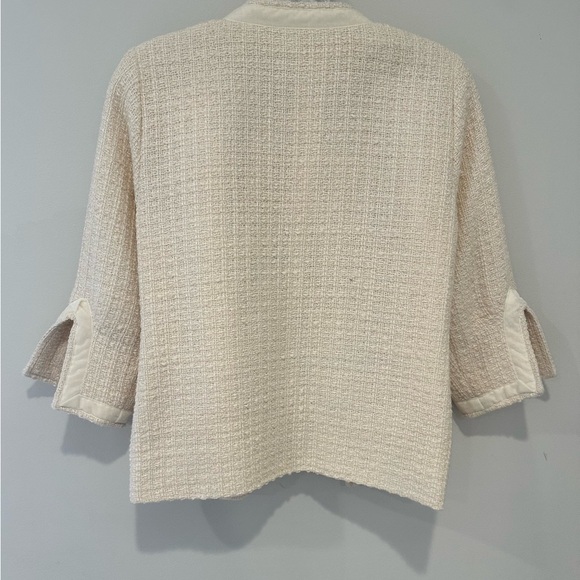 Britt Ryan tweed Chanel style cropped Jackie O jacket size 6 NWT - Picture 3 of 9
